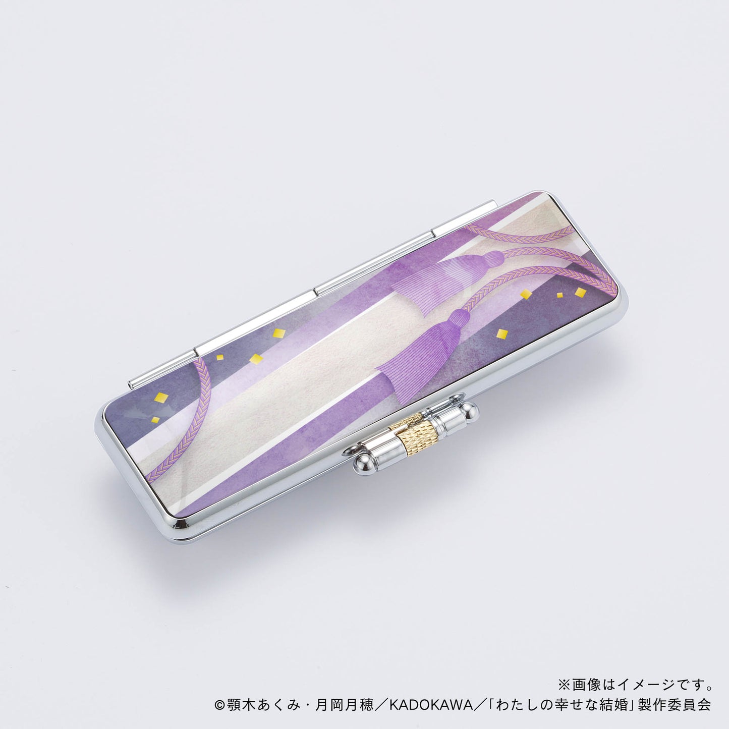 【わたしの幸せな結婚】印鑑ケース・紫紺の華