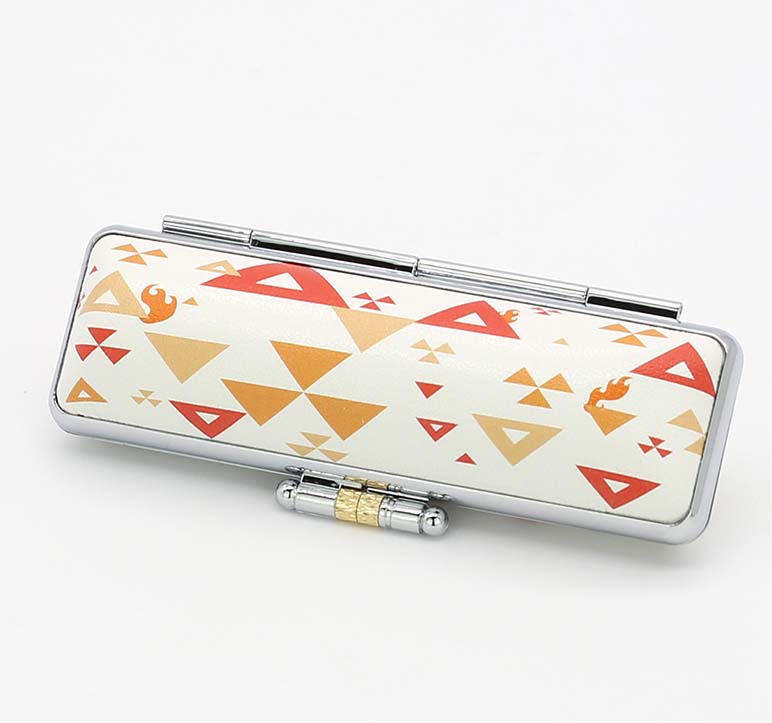 印鑑ケース。モチーフ×ベージュの表