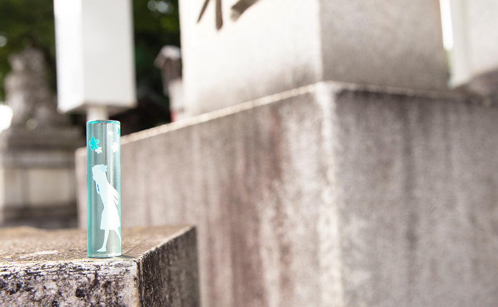 【あの日見た花の名前を僕達はまだ知らない。】あの夏に咲く花 clear ver.・丸印15mm