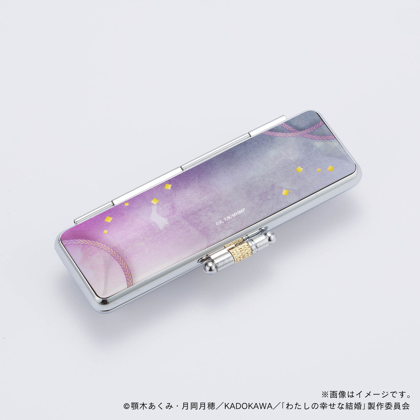 【わたしの幸せな結婚】印鑑ケース・紫紺の華