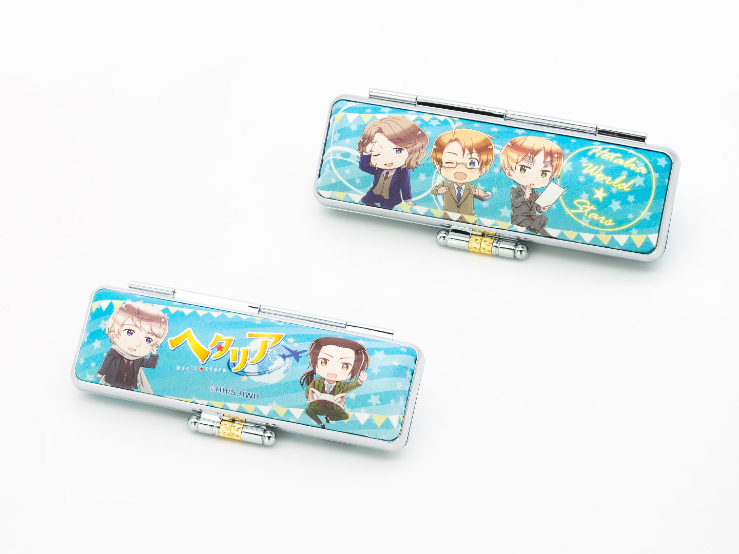 『ヘタリアWorld★Stars』アメリカ、イギリス、フランス、ロシア、中国・印鑑ケース