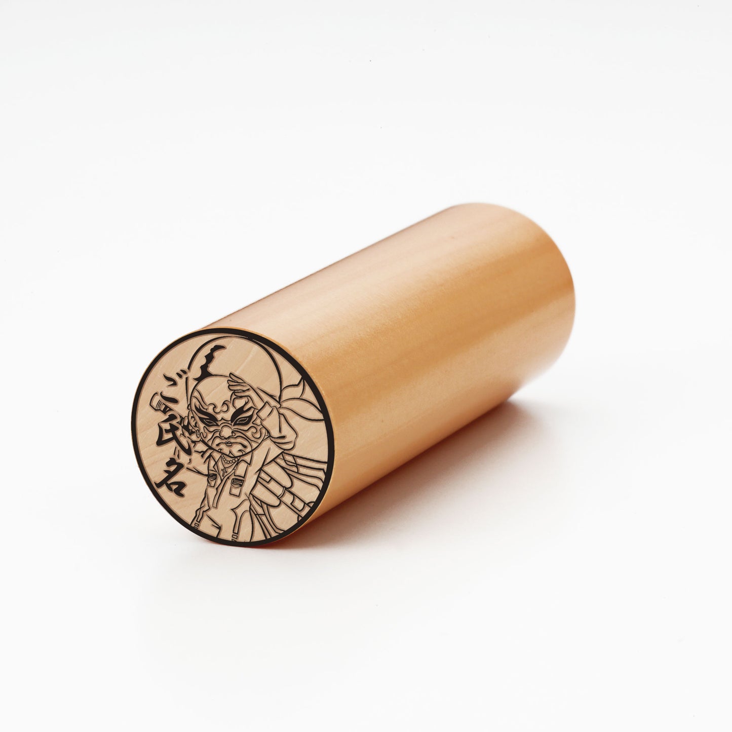 【O-MENZ】丸印・隈取_お面_18mm