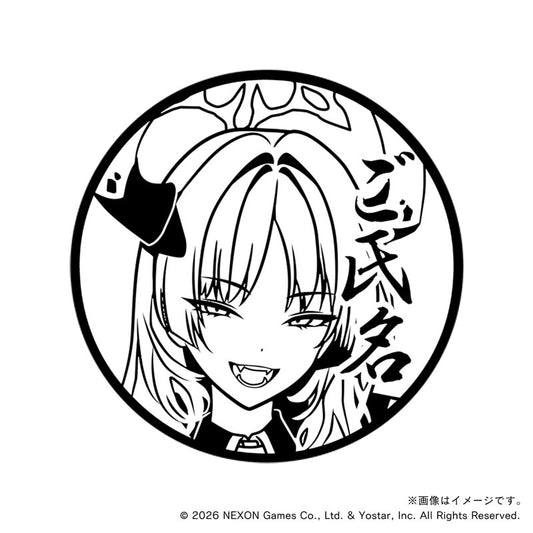【ブルーアーカイブ】ゲヘナ学園_京極サツキ・丸印18mm