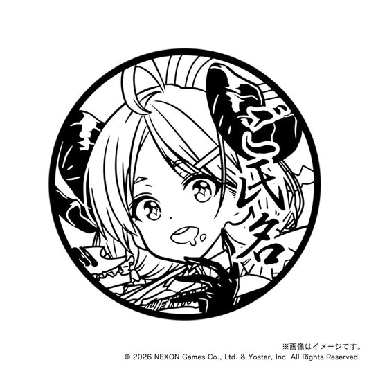 【ブルーアーカイブ】ゲヘナ学園_獅子堂イズミ・丸印18mm