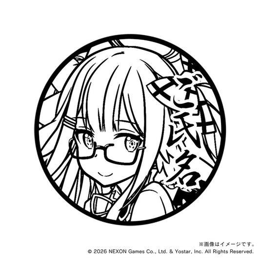 【ブルーアーカイブ】トリニティ総合学園_円堂シミコ・丸印18mm