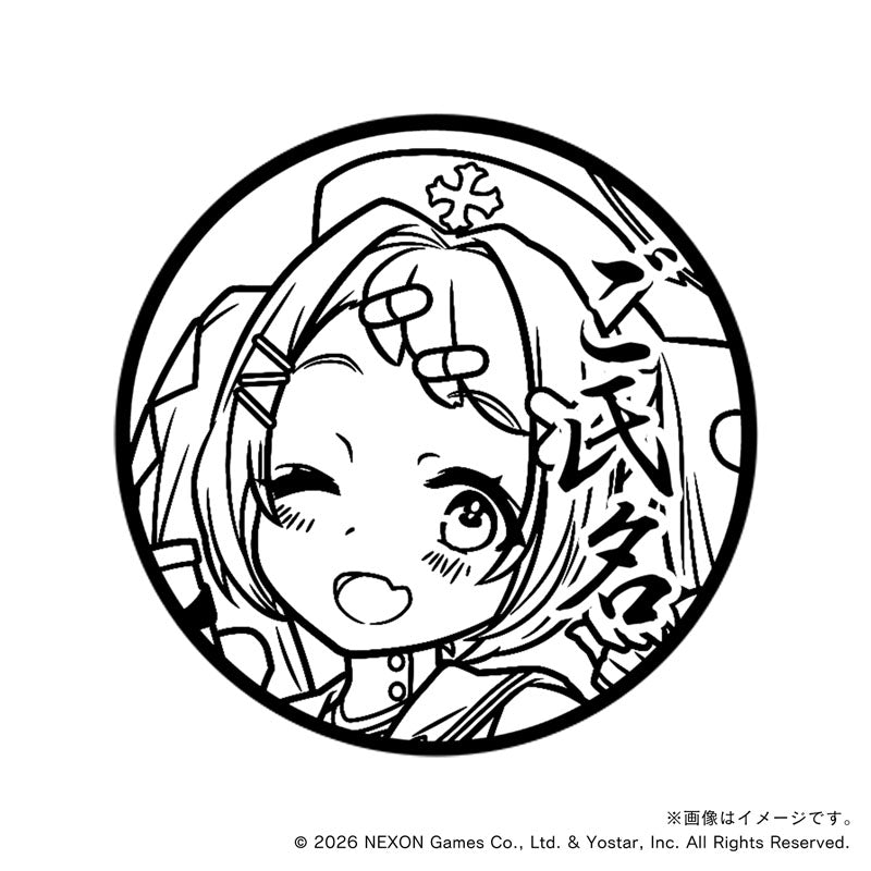 【ブルーアーカイブ】痛印セット・トリニティ総合学園_朝顔ハナエ